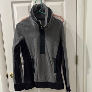 Gray and Black Pullover Sweater
